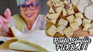 PASTA SFOGLIA Ricetta FACILE e VELOCE FATTA IN CASA  Handmade Puff Party [upl. by Okimik]