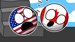 Stairs Countryballs Animation [upl. by Fayina]