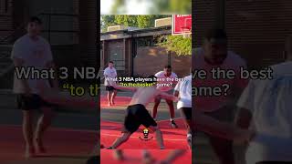 WHAT 3 NBA PLAYERS DO IT BEST 🔥  basketball basketballshorts shorts [upl. by Yelnahs]