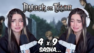 Brave volunteers 💔  ATTACK ON TITAN  Reaction 4x9 [upl. by Lesser]