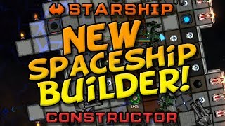 🚀🔨Starship Constructor  NEW SPACESHIP BUILDER Build mine explore and fight [upl. by Allimaj959]