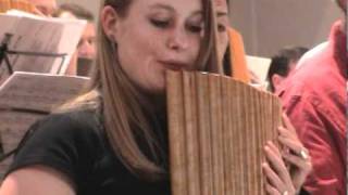 DAJOERI Panflute Choir  LiseAnne Schwander [upl. by Annairoc]