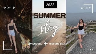 LUNENBURG  RISSERS BEACH SUMMER VLOG 2023 🇨🇦 [upl. by Lidstone]