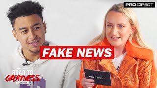 JESSE LINGARD  FAKE NEWS WITH AMELIA DIMOLDENBERG [upl. by Rodolph]