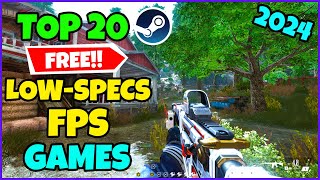 TOP 20 FREE FPS GAMES for Low End PCLaptop  2024 4GB RAM Intel HD Graphics [upl. by Admama902]