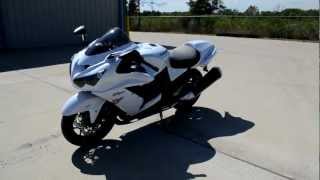 On Sale 11999  2013 Kawasaki ZX14R Pearl Stardust White  Mainland Overview and Review [upl. by Ecnav]