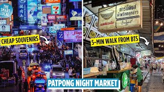 Bangkok Travel Guide SILOM Morning Market  PATPONG Night Market  24 Hr Food Court  711 amp Donki [upl. by Earesed976]