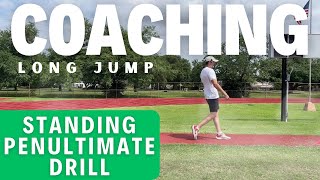 Standing Penultimate Drill  Long Jump Takeoff Drill [upl. by Libby]