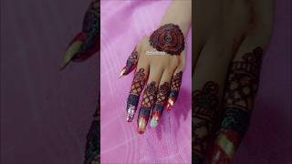 Bridal Mehndi Design viralvideo shortvideo [upl. by Darrick]