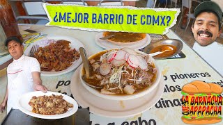 ¿La MEJOR COLONIA para COMER en toda la CDMX  La garnacha que apapacha [upl. by Alissa]