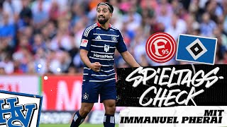 quotDAS IST EIN RIESIGER TRAUMquot  Spieltagscheck mit Immanuel Pherai  Fortuna Düsseldorf vs HSV [upl. by Roddy377]