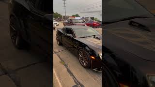 Modern Pontiac Trans Am Cruising Harper Ave car pontiac transam firebird enginesound [upl. by Neimad]