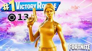 Fortnite Gameplay Victoria con LARA CROFT ORO [upl. by Ainollopa819]