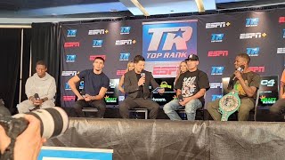 RYAN VS MAYER UNDERCARD FULL PRESS CONFERENCE FEAT ZAYAS SOSA SHUSHU SEGAWA MIELNICKI TIGER [upl. by Jacobina]