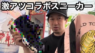 コラボスニーカー某有名ブランドとのコラボスニーカー👟シンプルでなかなか良いよ！めちゃくちゃかっこいい一足や☑️ [upl. by Tengdin933]