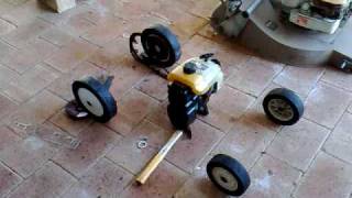 31cc homemade petrol rc car project Part 1 [upl. by Sokin]