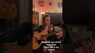 The Lord of the rings Shire theme Thx BeyondTheGuitar for the adaptation guitargirl guitar [upl. by Rosaline]