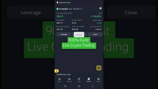 900 Profit in Crypto Trading  Live Trading Profit crypto bitcoin [upl. by Horatio895]