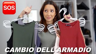 CAMBIO DELLARMADIO amp DECLUTTERING DEI VESTITI ESTIVI [upl. by Castera731]