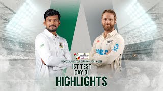 Bangladesh vs New Zealand Highlights  1st Test  Day 1  New Zealand Tour of Bangladesh 2023 [upl. by Nemra]