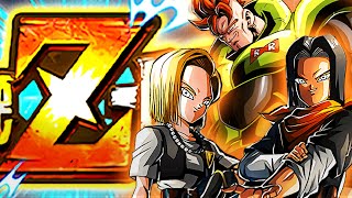 REALLY GOOD LR ANDROIDS EZA DETAILS BREAKDOWN DBZ DOKKAN BATTLE [upl. by Sorcha]