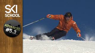 Dynamic Skiing Carve Turns  Advanced Ski Lesson 53 [upl. by Aicirt]