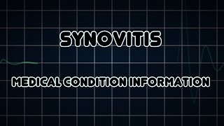 Synovitis Medical Condition [upl. by Shandra]