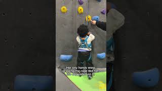 The Tiny Belayer TooCuteToHandle BelayFails HomeClimber youtubeshorts [upl. by Abihsat]