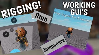 How to rig Piggy skins and make a Working Stun and Jumpscare Gui Roblox Studio Tutorial [upl. by Seymour114]