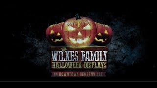 Downtown Bensenville Wilkes Family Halloween Displays [upl. by Adraynek]