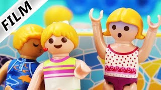 Playmobil Film deutsch  DER FREIBAD KUSS  Hannahs Flirt amp was sagt Dave Kinderfilm Familie Vogel [upl. by Goebel856]