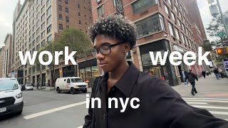 NYC WORK WEEK IN MY LIFE as a 23 year old postgrad diaries [upl. by Ahsuatan]