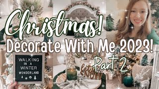 Christmas Decorate With Me 2023 Part 2 Decorating My Bedroom For CHRISTMAS 2023 Cozy Woodland [upl. by Radu179]