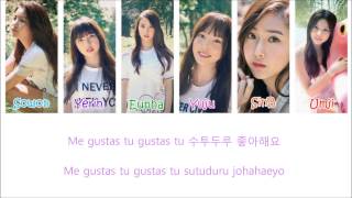 GFriend  Me Gustas Tu Lyrics HanRom [upl. by Krilov]