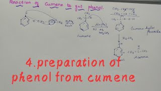 Preparation of phenol from cumeneclass12neetjee [upl. by Wolf]