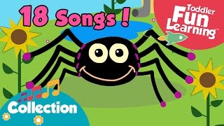 Incy Wincy Spider and More Nursery Rhymes for children  Children Songs  Toddler Fun Learning [upl. by Bruell]