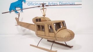 how to make a cardboard elicopter [upl. by Airdnaed]