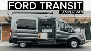 2024 Ford Transit Camper Van Build  Ultimate Bike Hauler Setup [upl. by Mae]