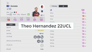 Player Reviews Theo Hernandez 22UCL Ingame FO4  FIFA Online 4 [upl. by Raseta608]