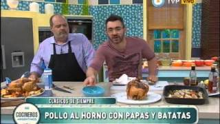 Pollo al horno con papas y batatas Parte 2 [upl. by Htebaras]