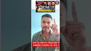 KYA MATH TEACHER KA CAREER KHATAM  sscchsl competitioneksoch shorts [upl. by Proudfoot]