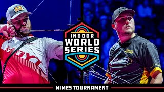 Mike Schloesser v James Lutz – compound men gold  2024 Nimes Archery Tournament [upl. by Ruskin]