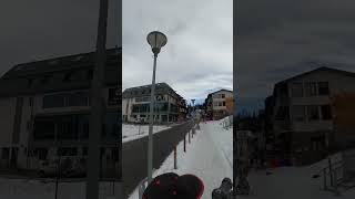 360 VR Walking Tour of Predeal Romania  Winter Wonderland amp Carpathian Mountains in 4K [upl. by Eibbor]