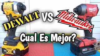 DEWALT VS MILWAUKEE Cual Es Mejor Poniendo a prueba los Atornilladores mas compactos del mercado [upl. by Marve]