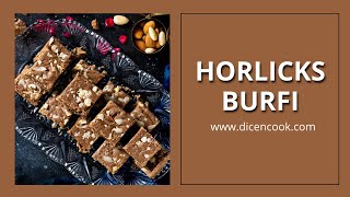 Horlicks burfi  Fudge  learn to make Easy and Quick fudge recipe with milk powder  Instant recipe [upl. by Hathcock]