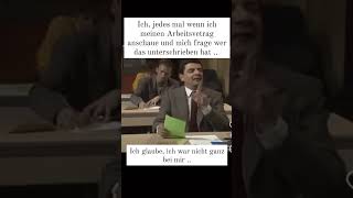 Der Arbeitsvertrag 🔷😅 deutschland germany deutsch german funny [upl. by Hafinah142]