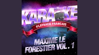 FontenayAuxRoses — Karaoké Avec Chant Témoin — Rendu Célèbre Par Maxime Le Forestier [upl. by Oirogerg]