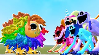 NEW YARNABY POPPY PLAYTIME 4 vs FROWNING SMILING CRITTERS POPPY PLAYTIME CHAPTER 3 In Garrys Mod [upl. by Aitnom]