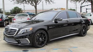 2015 MercedesBenz S65 AMG V12 Biturbo Start Up Exhaust and In Depth Review [upl. by Eillo]