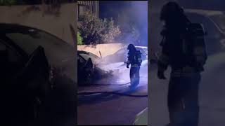 Cagliari attentato incendiario a Mulinu Becciu [upl. by Lewls474]